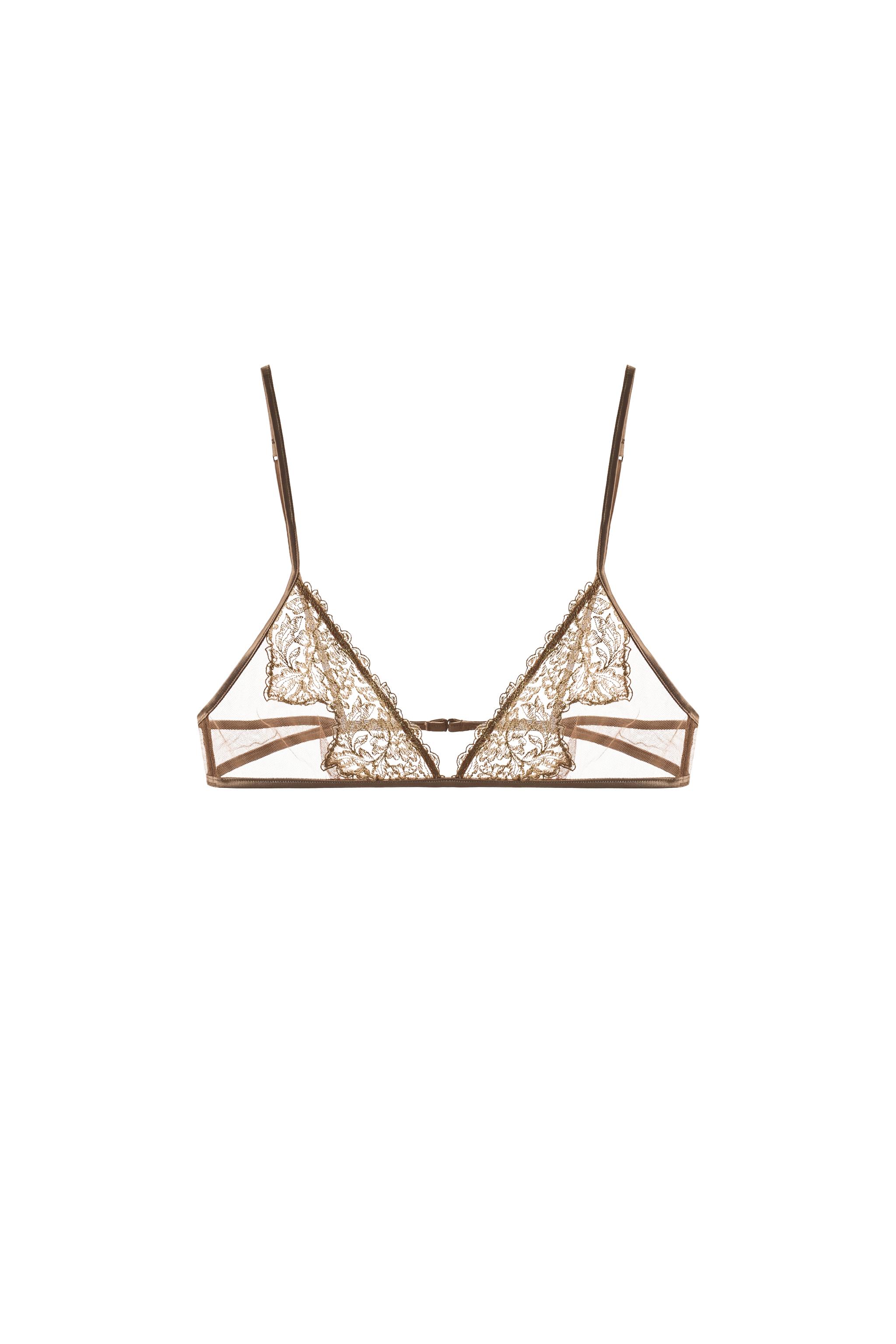 LACE MESH BRA